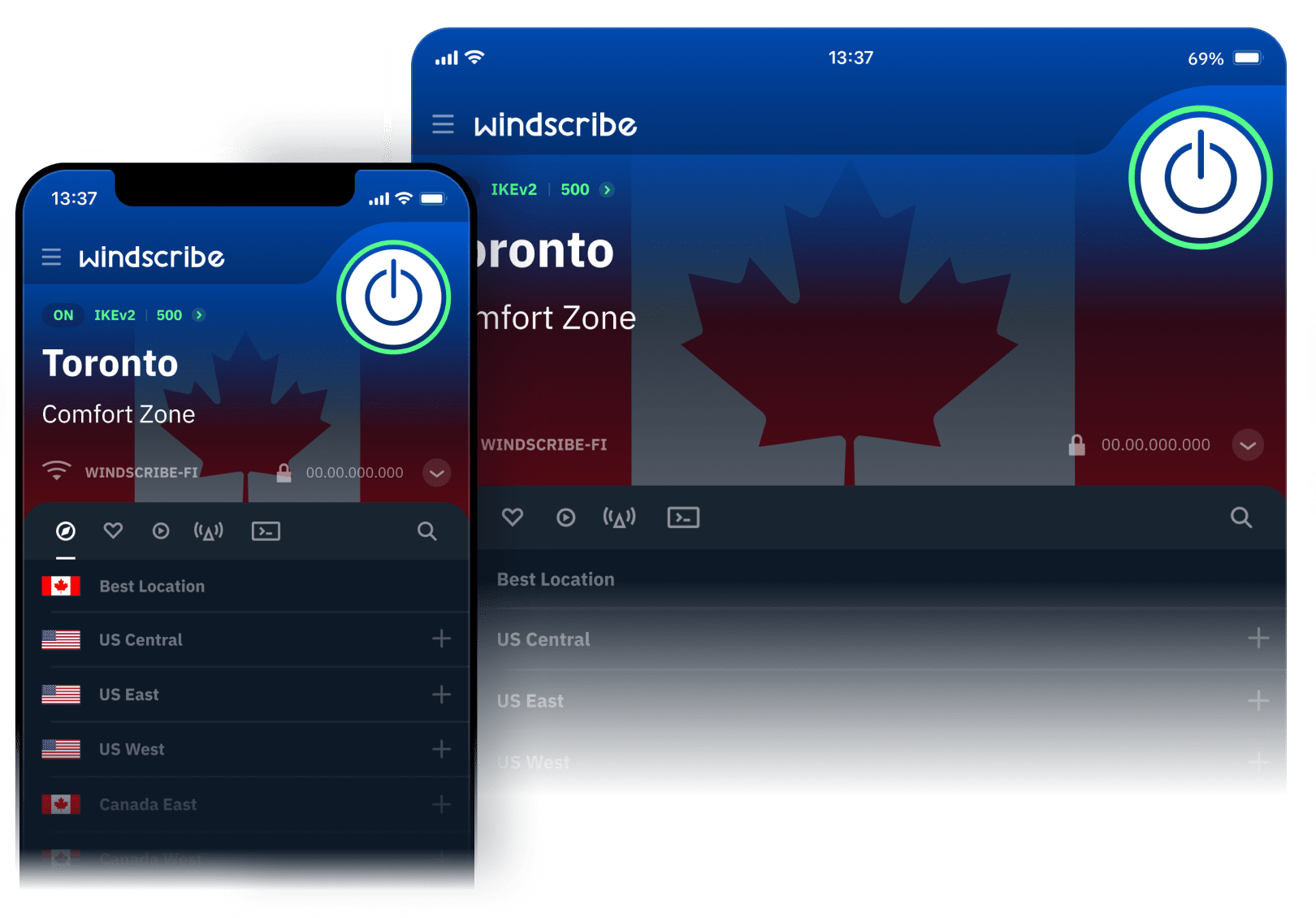 Windscribe extension app